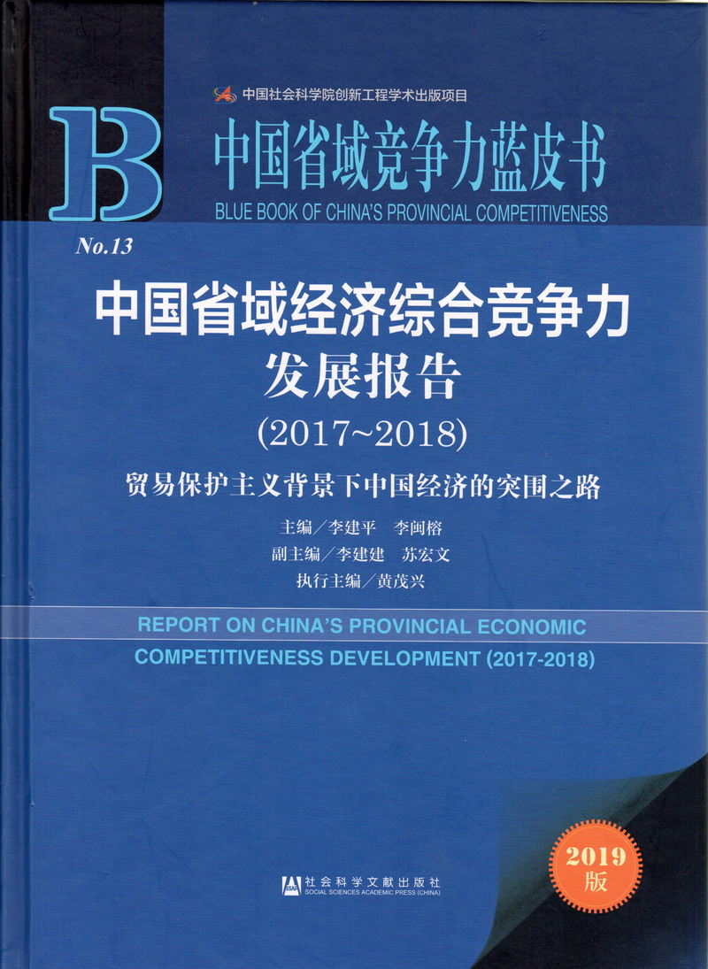 后入小骚逼白丝中国省域经济综合竞争力发展报告（2017-2018）